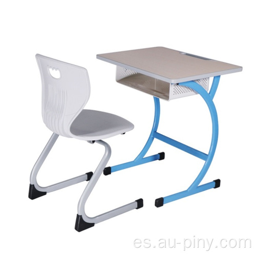 Muebles de estudiante de escritorio y silla de la escuela